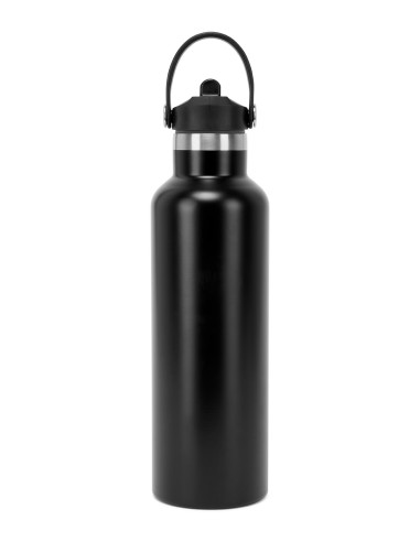 TRI-TR700-Vacuum Sports Water Bottle with Flip Up Straw